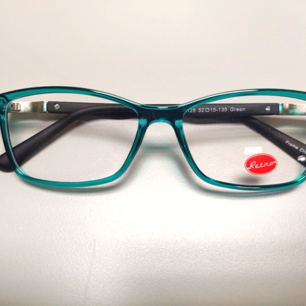 Green/teal Plastic Eyewear